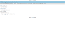 Tablet Screenshot of hillcountrywastewater.com